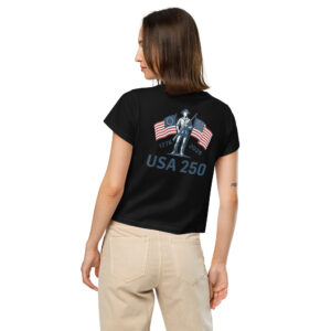 USA 250 - Women's Patriotic Freedom high-waisted t-shirt