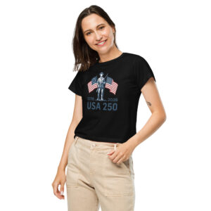 USA 250 Patriot Front - Women’s high-waisted t-shirt